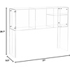 image:imageCiao Bella College Cube Dorm Desk Bookshelf