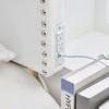 image:imageDormCo Bevel Tacked Plush Outlet Headboard with Legs  White