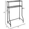 image:imageDormCo Over the Bed Shelf Supreme  Suprima Adjustable Shelving  Black