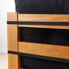image:imageDormCo Rainha  Plush Tufted College Headboard  Black