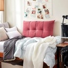 image:imageDormCo Rainha  Plush Tufted College Headboard  Coral Pink