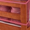 image:imageDormCo Rainha  Plush Tufted College Headboard  Coral Pink