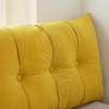 image:imageDormCo Rainha  Plush Tufted College Headboard  Sunshine Yellow