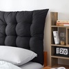 image:imageDormCo Rainha  Puffy Tufted College Headboard  Black