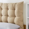 image:imageDormCo Rainha  Puffy Tufted College Headboard  Gold