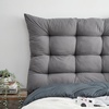 image:imageDormCo Rainha  Puffy Tufted College Headboard  Real Gray