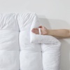 image:imageDormCo Rainha  Puffy Tufted College Headboard  White