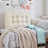 image:imageDormCo Rainha  Ultra Thick Tufted College Headboard  Almond Milk