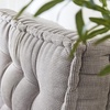 image:imageDormCo Rainha  Ultra Thick Tufted College Headboard  Gray