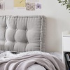 image:imageDormCo Rainha  Ultra Thick Tufted College Headboard  Gray