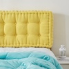 image:imageDormCo Rainha  Ultra Thick Tufted College Headboard  Yellow