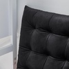 image:imageDormCo Rainha Cushion Tufted College Headboard  Black Velvet