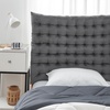 image:imageDormCo Rainha Cushion Tufted College Headboard  Dark Gray