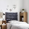 image:imageDormCo Rainha Cushion Tufted College Headboard  Velvet Crush  Dark Gray