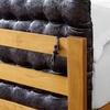 image:imageDormCo Rainha Cushion Tufted College Headboard  Velvet Crush  Dark Gray