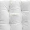image:imageDormCo Rainha Cushion Tufted College Headboard  White Velvet
