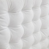image:imageDormCo Rainha Cushion Tufted College Headboard  White Velvet