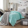 image:imageDormCo Rainha Cushion Tufted College Headboard  White Velvet