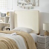 image:imageDormCo Rainha Cushioned Dorm Headboard  Almond Milk Velvet