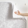 image:imageDormCo Rainha Cushioned Dorm Headboard  Velvet Crush  Ice White