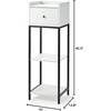 image:imageDormCo Suprima Yak About It Durable Tall Stand  White