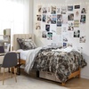 image:imageDormCo Tavira Allure College Dorm Headboard  Broad Panel  Linen BeigeLinen Beige