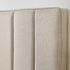 image:imageDormCo Tavira Allure College Dorm Headboard  Broad Panel  Linen BeigeLinen Beige