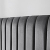 image:imageDormCo Tavira Allure College Dorm Headboard  Classic Panel  Velvety Charcoal Gray  Essential Dorm Supplies for College Freshmen NecessitiesVelvety Charcoal Gray