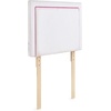 image:imageDormCo Tavira Allure Left Side Outlet Headboard with Legs  Corded  Pink