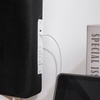image:imageDormCo Tavira Allure Right Side Outlet Headboard  Cloud Plush  Black