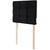 image:imageDormCo Tavira Allure Right Side Outlet Headboard  Cloud Plush  Black