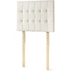 image:imageDormCo Tavira Allure Right Side Outlet Headboard  Ribbon Tufted Rectangle  Cream Essential Dorm Supplies for College Freshmen Necessities