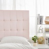 image:imageDormCo Tavira Allure Right Side Outlet Headboard  Ribbon Tufted Rectangle  Light Pink Essential Dorm Supplies for College Freshmen Necessities