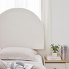 image:imageDormCo Tavira Allure Right Side Outlet Headboard  Rounded Corded  White