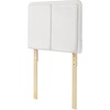 image:imageDormCo Tavira Allure Right Side Outlet Headboard  Simple Style  White