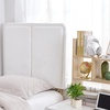image:imageDormCo Tavira Allure Right Side Outlet Headboard  Simple Style  White