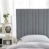 image:imageDormCo Tavira Allure Right Side Outlet Headboard Bedboard Plush Light Gray  DormCo Tavira Allure Right Side Outlet Headboard Bedboard Plush Light Gray