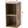 image:imageDormCo The College Storage Cubes  Rustic