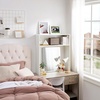 image:imageDormCo Yak About It Classic Minimal  Desk Bookshelf Hutch  White