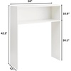image:imageDormCo Yak About It Classic Minimal  Desk Bookshelf Hutch  White