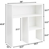 image:imageDormCo Yak About It Honeycomb Thick  Desk Bookshelf Hutch  White