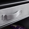 image:imageFridge Stand Supreme  Drawer Organization  Black Frame with Gray Drawers