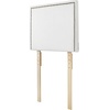 image:imageTavira Allure College Dorm Right Side Outlet Headboard with Legs  White  Rivet Frame Essential Dorm Supplies for College Freshmen Necessities