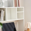 image:imageThe College Cube Dorm Desk Bookshelf with Outlet  White