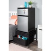 image:imageThe Fridge Stand Supreme  Drawer Organization  Black Pipe Frame with Black Drawers