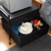 image:imageThe Fridge Stand Supreme  Drawer Organization  Black Pipe Frame with Black Drawers