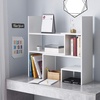 image:imageYak About It Compact Adjustable Dorm Desk Bookshelf  White