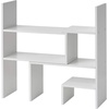 image:imageYak About It Compact Adjustable Dorm Desk Bookshelf  White