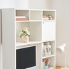 image:imageYak About It Lockable Safe Dorm Desk Bookshelf  White