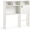 image:imageYak About It Lockable Safe Dorm Desk Bookshelf  White